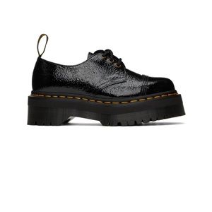 Dr. Martens 1461 Distressed Patent Leather Platforms